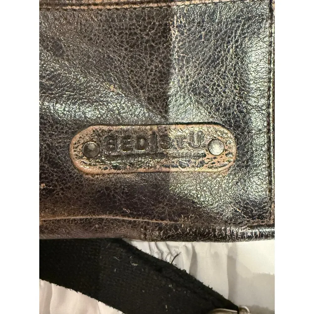 Bed Stu Boss Weathered Sling Crossbody Messenger Bag